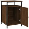 Nightstands (2 Pcs) Brown Oak Look 40 X 42 X 60 Cm Engineered Wood