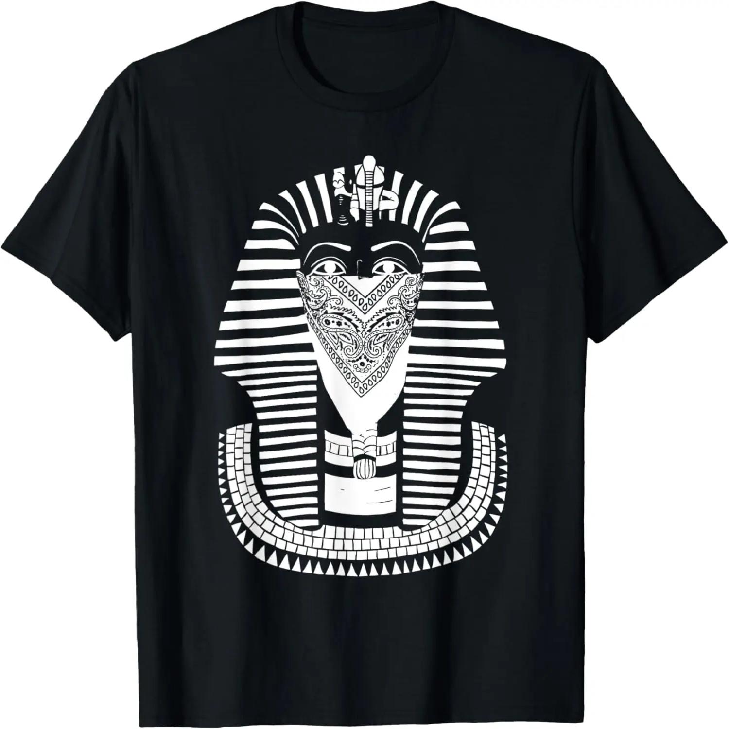 

Pharaoh Bandana Graphic T-Shirt Egyptian King S чёрный