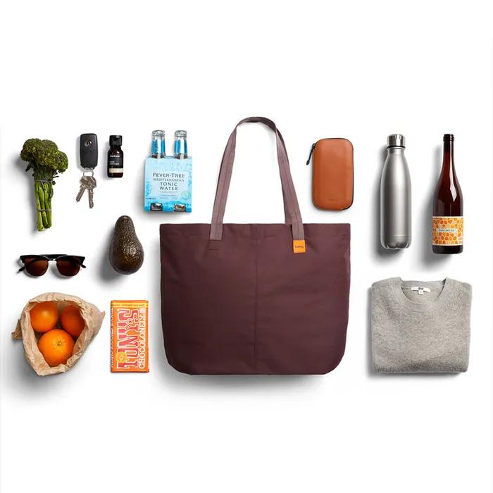 Market Tote Bag (BTMA-BUR-212) - Burgundy