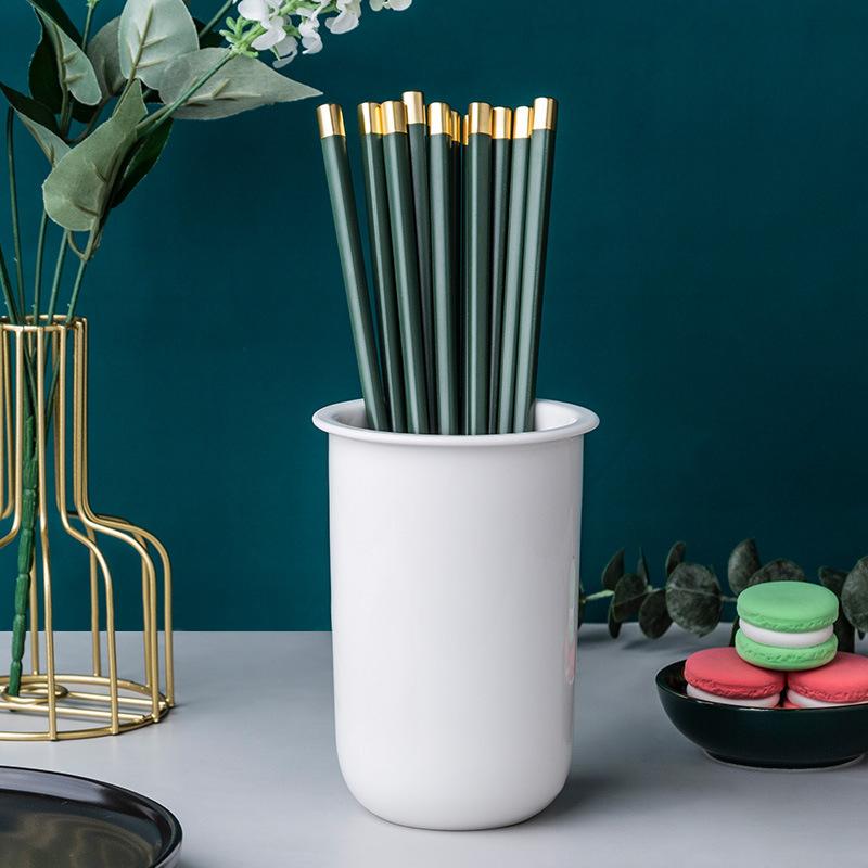 5 par zielone złoto japońskie chińskie pałeczki jedzenie jedzenie śliczne patyczki wielokrotnego użytku stop antypoślizgowe pałeczki zdrowe zastawa stołowa do kuchni