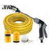 Durable Metal Hose Nozzle High Pressure Nozzle, Long Wand Booster Heavy Duty Garden Adjustable for Car Washing Yard Watering Roof Cleaning