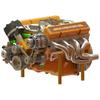 V8 Engine Kit Gas Small-Block Engine Model Kits Mini Build Your Own Stem Cison Running Engine Kits That Runs