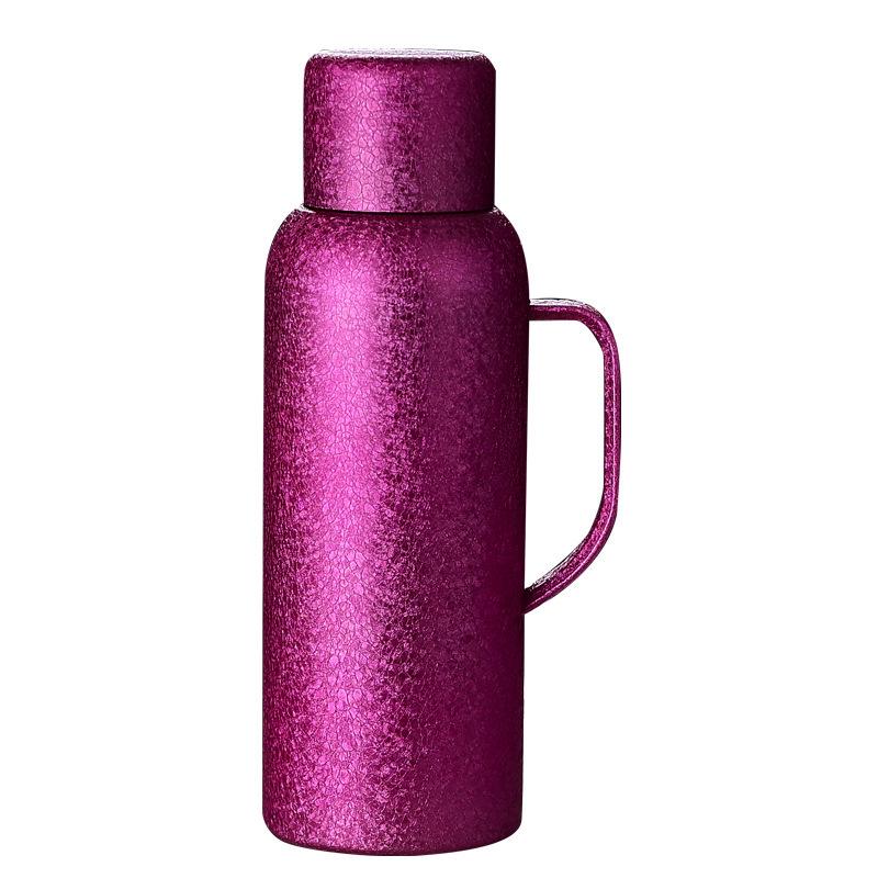 High-Capacity Titanium-Plated Insulated Water Bottle - Leak-Proof, Portable, Double-Layer for Home & Outdoor Use