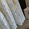 Gentle French Floral Skirt Summer New Small Fresh Long Skirt High Waist Slimming Half Body Skirt A-line Cake Skirt