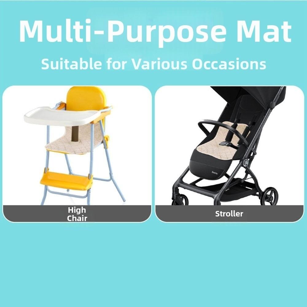 Stain-Proof Baby Stroller Seat Cushion Nonslip Design Seat Pad Strollers Liner  Toddler