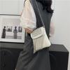 Bags, personalized rivet small bag, 2025 new Korean version fashion, niche and versatile women's chain crossbody small square bag
