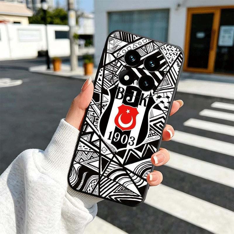 

B-Besiktas B-BJK Soft Phone Case for Xiaomi Redmi Note 12 13 14 15 Pro Plus 11 12S 11S 11T 10 4G Black Cover Back Shell Redmi Note 11T 5G