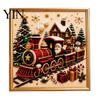 Sparkling Faux Pearl Mosaic Picture Halloween Painting Kit, Cute Ghost 3D Art DIY Relaxing Craft Projects for After Work Kit Adults, Christmas