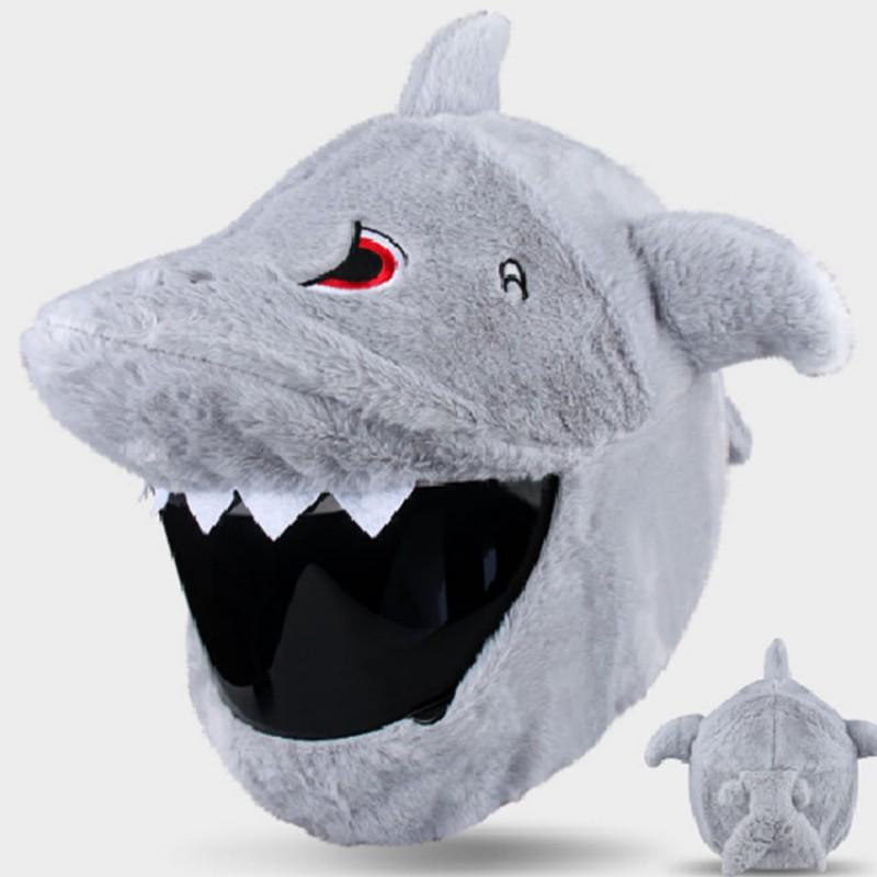 Fleece Motorcycle Balaclava Hood Men Women Windproof Warm Face Cover With Cartoon Animal Design