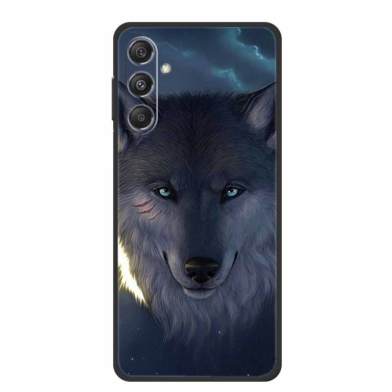 For Samsung A16 5G Phone Case Cover Lion Wolf Tiger Black Silicone Soft Back Cover Cases For Samsung Galaxy A16 Case A 16 Coque