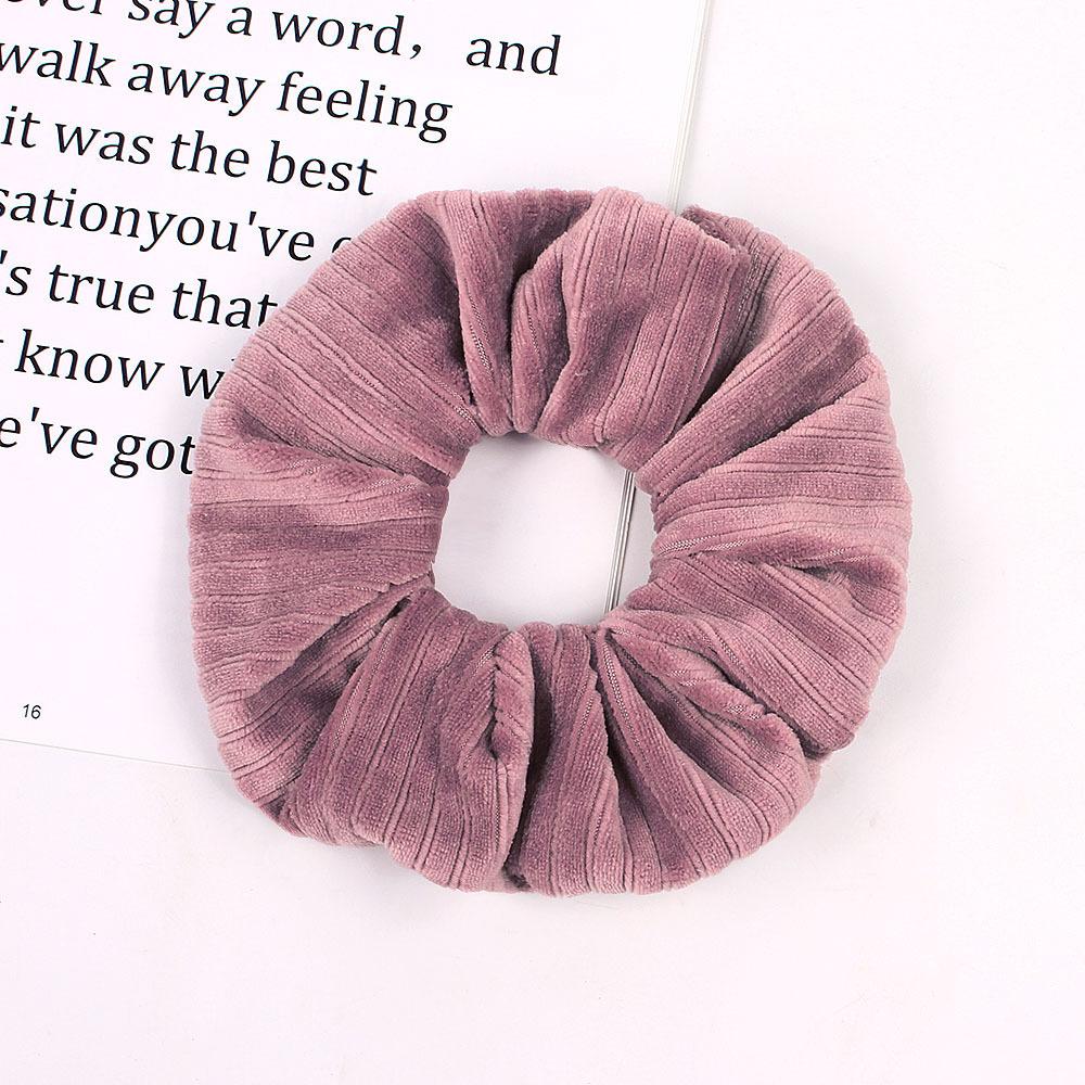 Velvet Nail Pearl Scrunchie Women Elastic Hair Rubber Bands Accessories Gum For Women Girls Ties Hair Ring Rope Ponytail Holder