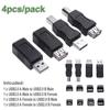 16PCS Multipurpose USB2.0 Adapter Converter USB Male To Female Micro USB