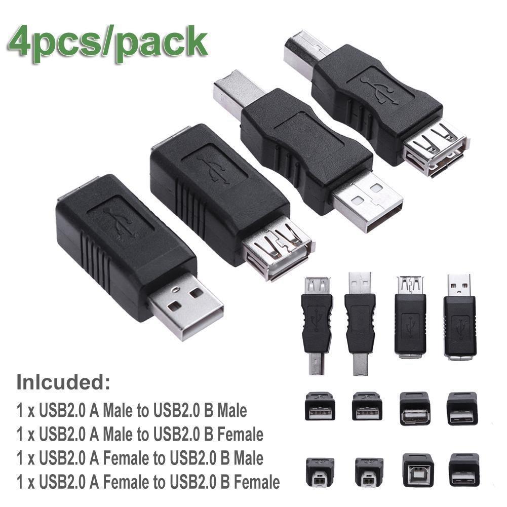 16PCS Multipurpose USB2.0 Adapter Converter USB Male To Female Micro USB