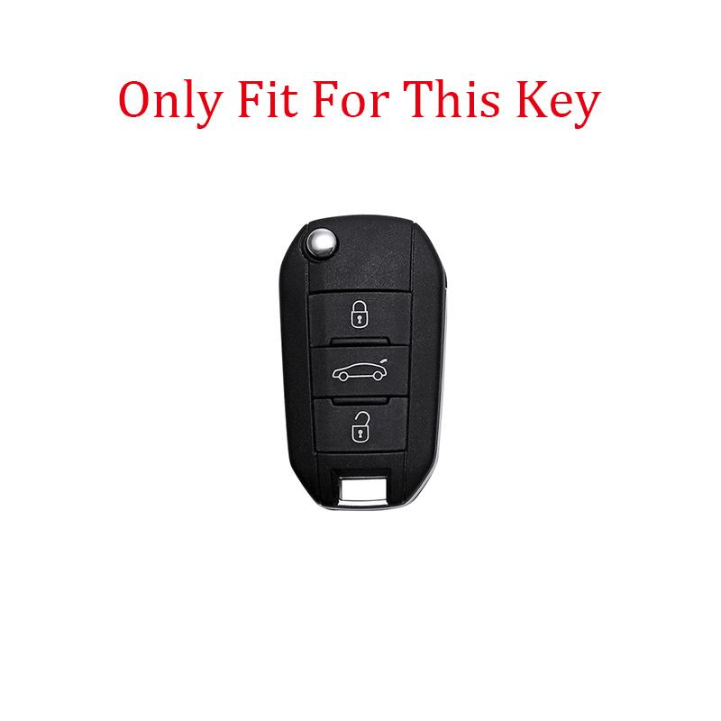 For Peugeot 208 2008 301 308 3008 RCZ 508 408 307 Case For Citroen C3 C4 Berlingo New Zinc Alloy Flip Folding Key Fob Cover