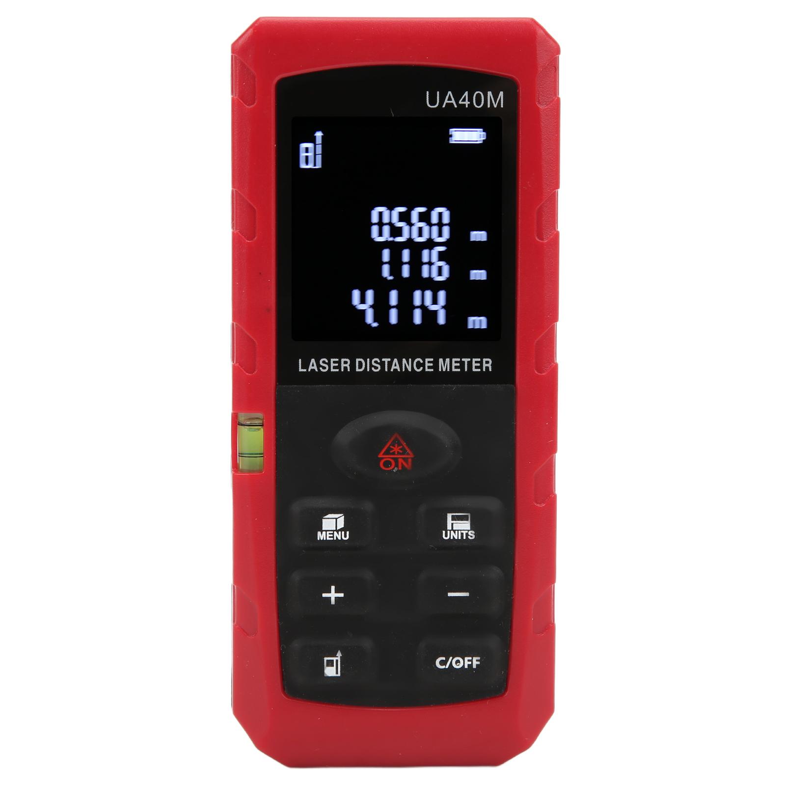 

UA40M Rangefinder 40m Digital Laser Rangefinder with LCD Screen and Angle Measurement High Accuracy for Industry