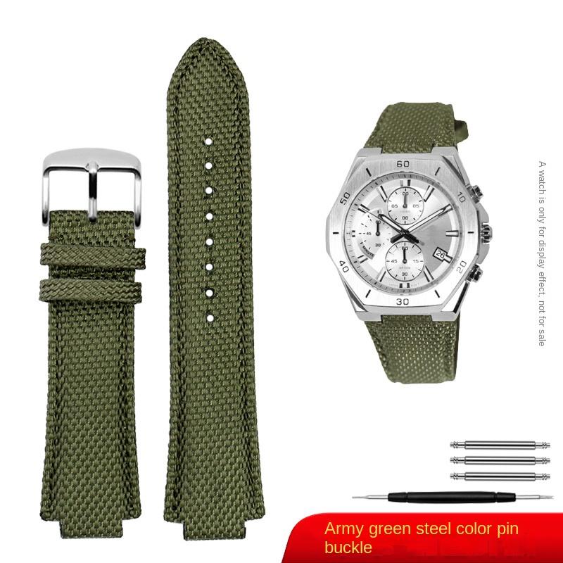 

For Casio G-SHOCK Heart of Steel Male strap EFB-680 ECB-10PB/DP/YD/HR GST-B400 EDIFIC 24 x14mm nylon Genuine leather Watch Band 26.14mm