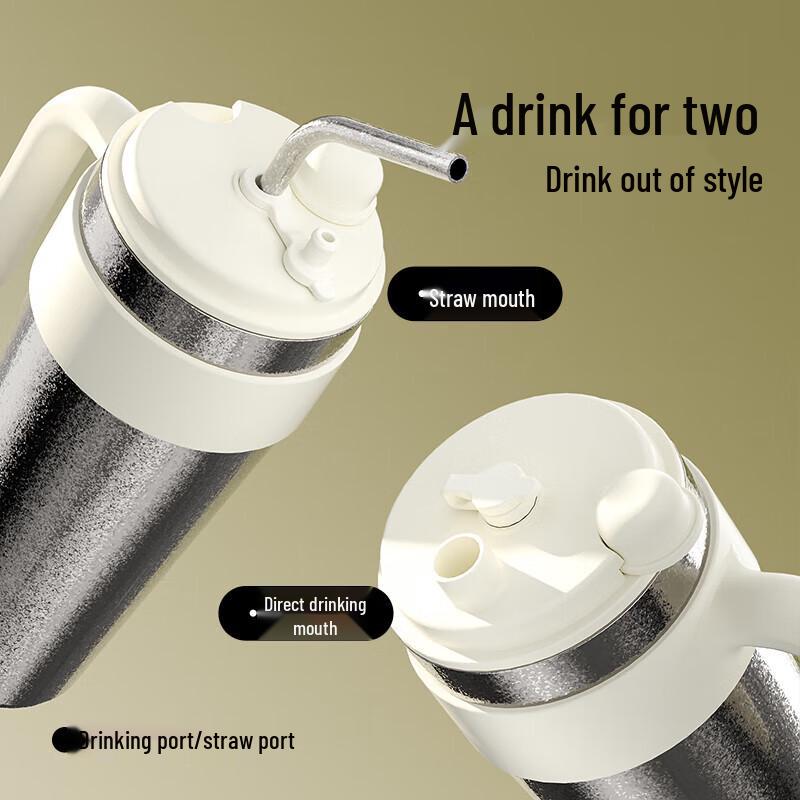 TOMIC Pure Titanium Insulated Straw Tumbler