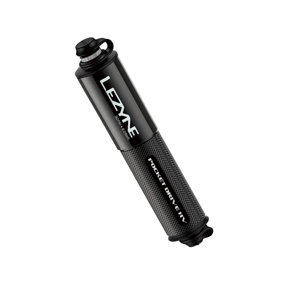 

Японский ручной насос для велосипеда LEZYNE Насос POCKET DRIVE HV Французский стиль Американский стиль 14 см Глянцевый черный Черный [Оригинальный продукт] чёрный