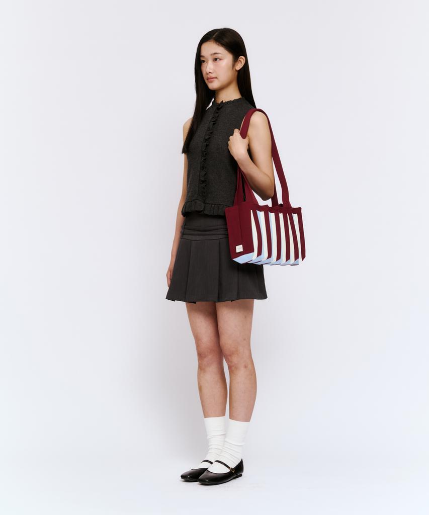Pleatsmama New Mini Two-Way Bag Very Purple