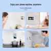 Waterproof Wall-Mounted Phone Case: No-Drill, Adjustable, Anti-Fog Touchscreen for Bathroom Toilets