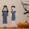 The Wednesday Addams Figure Doll Cute Cloth Puppet Toys Wednesday Addams Family Doll with Movable Joints Halloween Decor