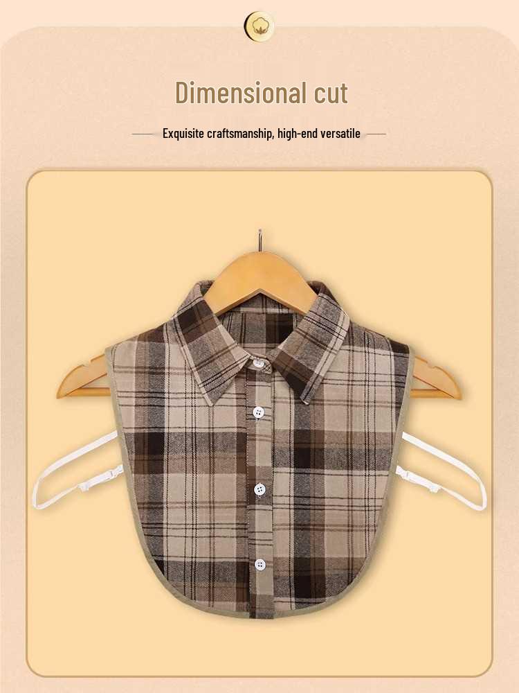 Children's Versatile Denim Dickey Faux Collar for Sweaters and Ladies - Multifunctional Pointed Collar Decoration
