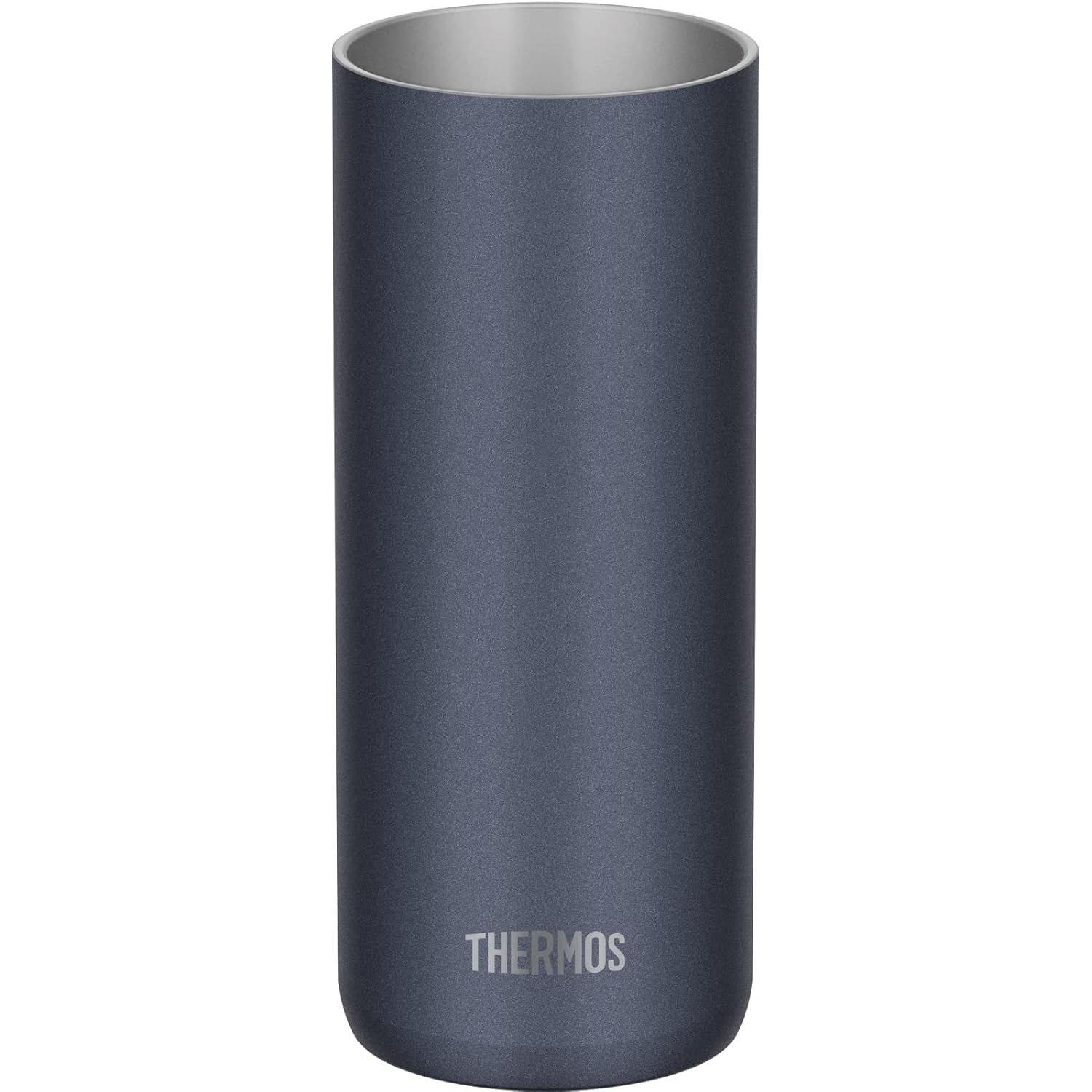 Lightweight model Thermos vacuum insulated tumbler 420ml metallic black JDW-420C MBK