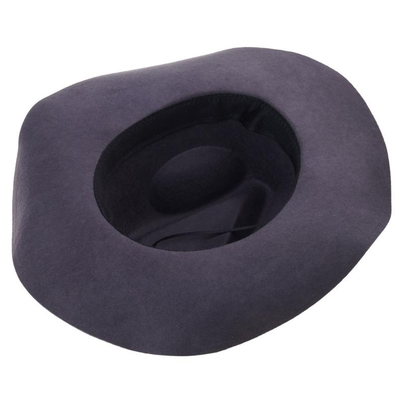 Roleplay Cowboy Hat Woolen Fedora Jazzs Hat Music Festival Hat Costume Decors
