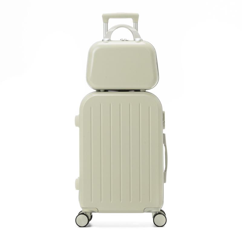 20-Inch Lightweight Spinner Suitcase: Stylish, Compact, with Combination Lock, Unisex Design and High-Quality Wheels for Easy Travel.