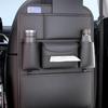 Back Seat Organizer Backseat Organizer Car Accessories Leather Protector Cup Holder Tissue Holder Storage Pockets Kick Mat For