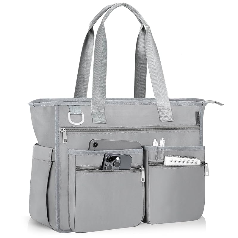 

[Rxakudedo] tote bag Lots of pockets multifunctional bag independence large capacity teacher nurse Visiting nursing tool bag Popularity Horizontal