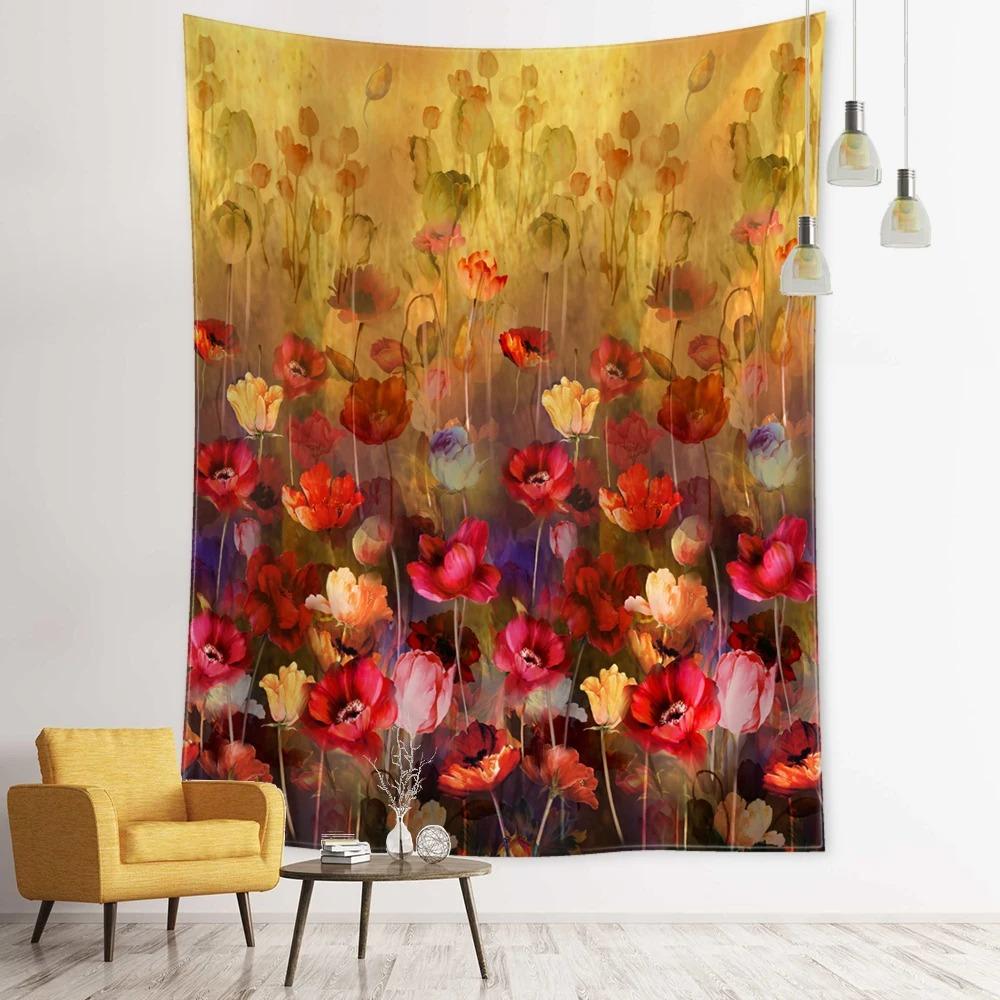 Oil Painting Forest Decoration Tapestry Bedroom Living Room Tapestry Home Wall Decoration Tapestry