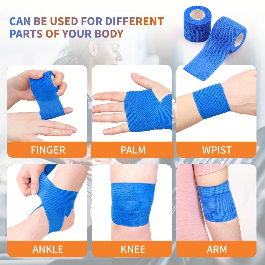 1pc Self Adhesive Elastic Bandage Non-slip Waterproof Fingers Bandage Tattoo Cover Breathable Outdoor Sport Protective Tape