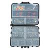 Fishing Connector Swivels Boxed Pin Set Portable Organiser with High-Strength Swivels Beads Connectors for Freshwater Saltwater