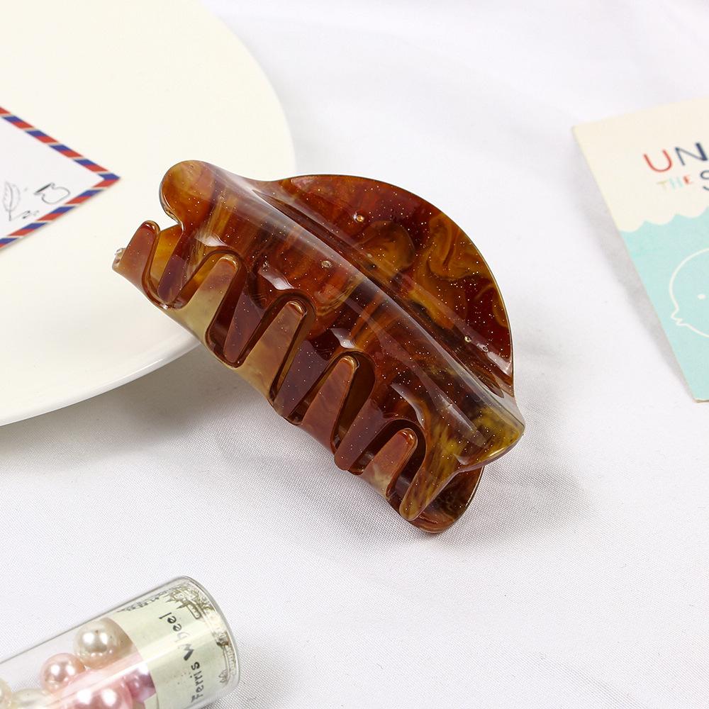 Nowy Akrylowy Klips do Włosów Klips Szczękowy Eleganckie Kolorowe Klipsy do Włosów dla Kobiet Szczęka do Włosów Wsuwka Dziewczęcy Klips Szczękowy Klips do Włosów Akcesoria do Włosów