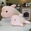 Girls Heart Pink Dolphin Throw Pillow Plush Toy Doll Aquarium Dolphin Doll Children Soothing Doll