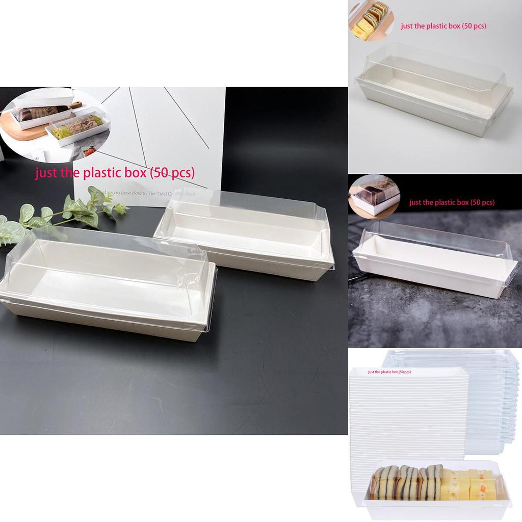 Hochwertige weiße Kartonschachtel für lange, quadratische Drei-Minuten-Papierschachtel, Schweinefleischflockenkuchen, kleiner Schalenkuchen, Eigelbkuchen, Blätterteig, Handtuchrollenbox