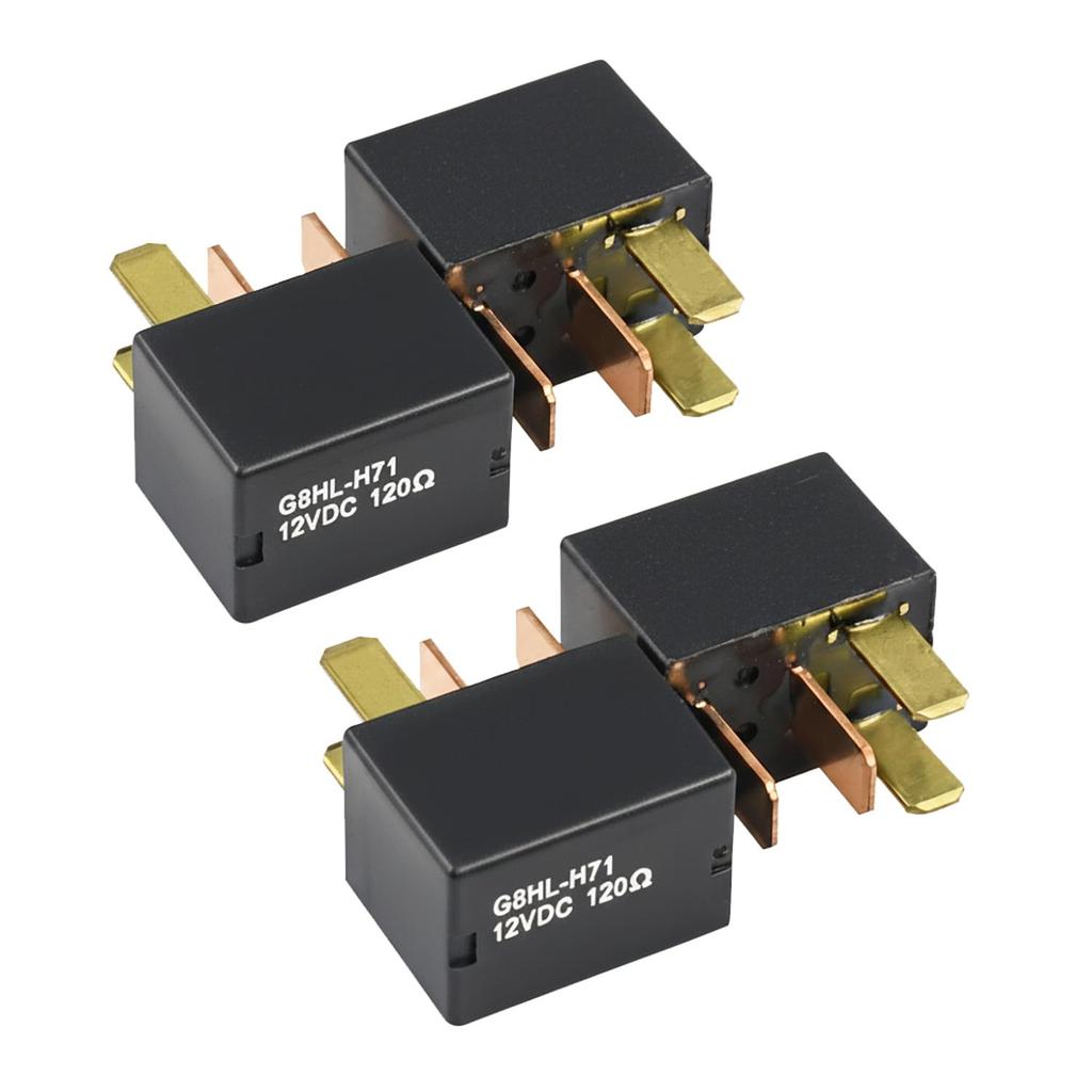 4-Pack G8HL-H71 A/C Compressor Relay 39794-SDA-A05 39794-SDA-A03 12VDC Automotive Relay – Compatible with Honda Accord 2003-2014, Civic 2006-2014,