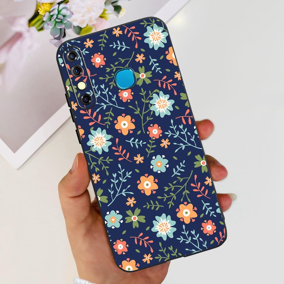 For Infinix Hot 8 2019 Case Cute Panda Butterfly Soft TPU Phone Case For Infinix Hot 8 Hot8 Back Cover X650C X650B Coque Bumper