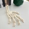 Indoor Halloween Display Ornaments Skeleton Hands, 3D Printed Hand Bones Model, Realistic Scary Props for Decorations Spooky Bone Claw Prop Party Home
