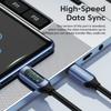 Toocki Type C to Type C Cable 100W PD Fast Charging Charger USB C to USB C Display Cable For Xiaomi POCO F3 Realme Macbook iPad 4