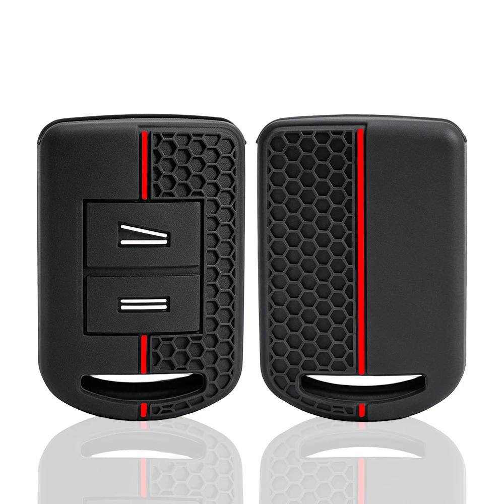2 Butto For Vauxhall Opel Corsa Agila Meriva Combo Remote Car Key Cover Skin Silicone Fob Case Accessories