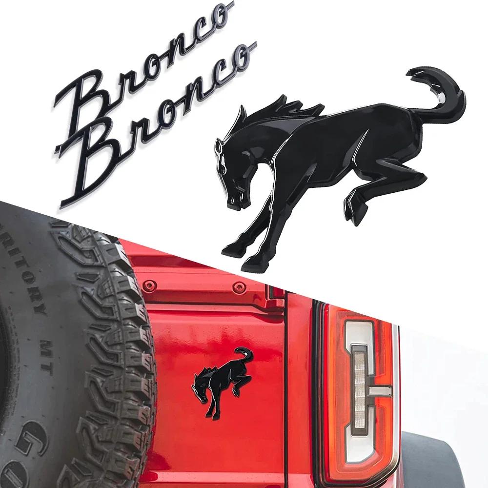 3D Aufkleber Embleme für Bronco Kotflügelaufkleber Hecketikett Buchstaben Plakette für Bronco 2021 2022 2023 Bronco Sport Zubehör