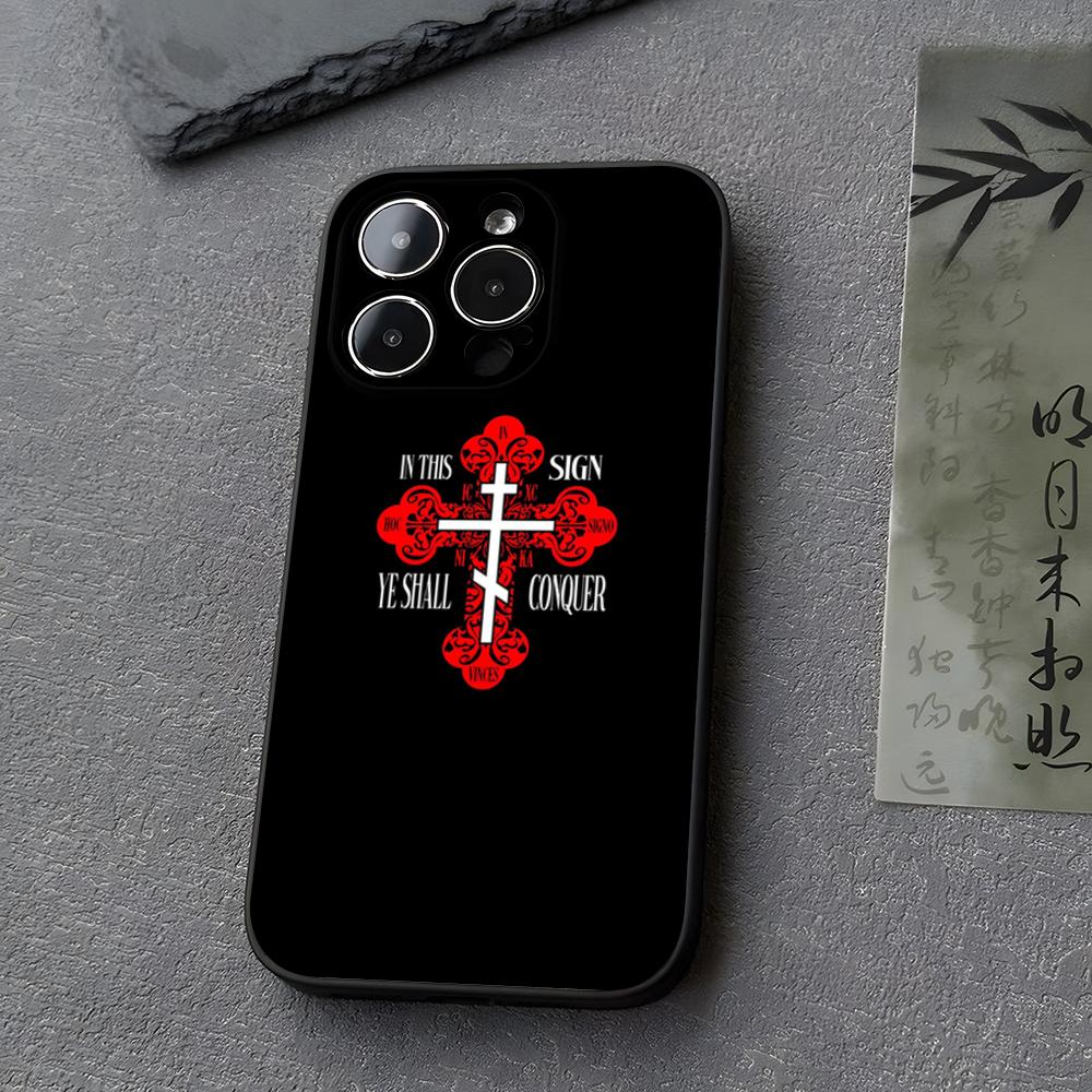 

Orthodox Cross Icon Church Phone Case For Iphone 16 17 11 15 14 13ProMax 12 Pro Xs Max Mini Xr 8 6s Plus Funda Covers iPhone 16 Plus