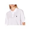 Ralph Lauren SS23 Solid Pony Embroidered Short Sleeve Polo Shirt Women White 211863280002