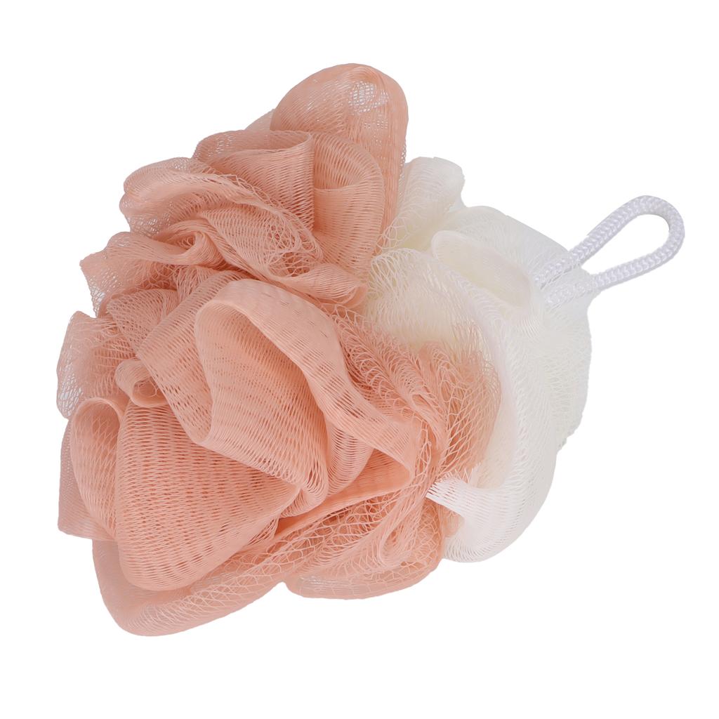 Bath Ball Splicing Simple and Elegant Two Color Delicate Foaming Net Mesh Shower Loofah Bath Ball