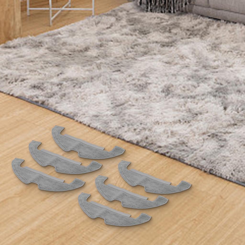 Robotic Vacuum Mop Cloths Kit for D10 Plus Gen 2 D10 Plus Z10 Pro For L10 Plus 6 Microfiber Cloths for Clean Floors