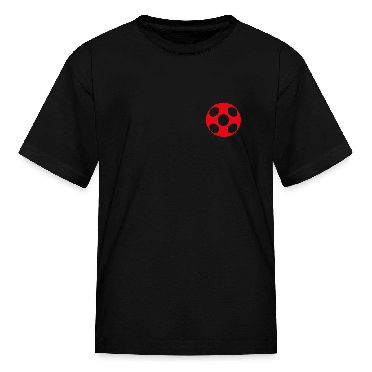 Miraculous Ladybug Umrisse Front- & Backprint Kid s T-Shirt L