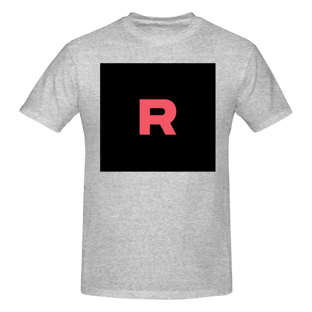 Funny Letter R Team Rocket Logo Unisexs Printed TShirt Unisex T shirtAnime