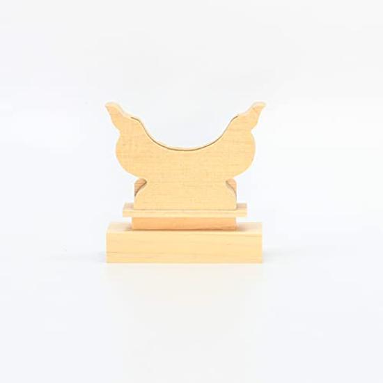 Shinto Shrine Village Shinto Mirror, Kiso Hinoki, 1.5 inches